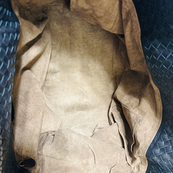 Bottega Veneta Large A-Shape Woven Intrecciato Black Tote Handbag - Picture 11 of 14